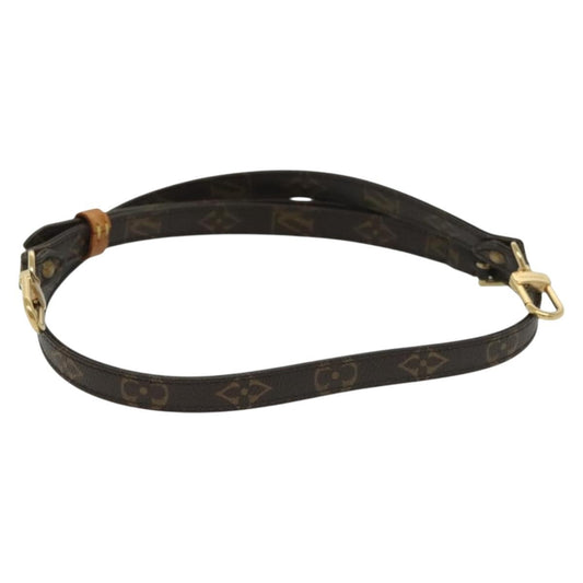 Louis Vuitton Adjustable Shoulder Strap Monogram Canvas, BROWN, CANVAS, Straps