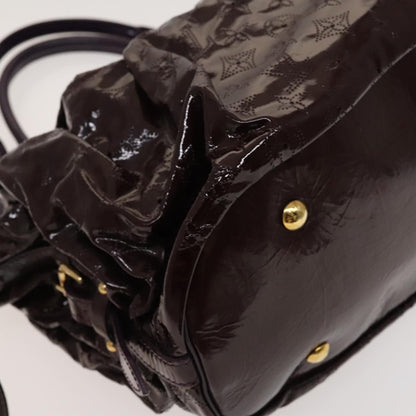 Louis Vuitton Surya Tote bag Mahina Patent Leather, PURPLE, CANVAS, Tote bag