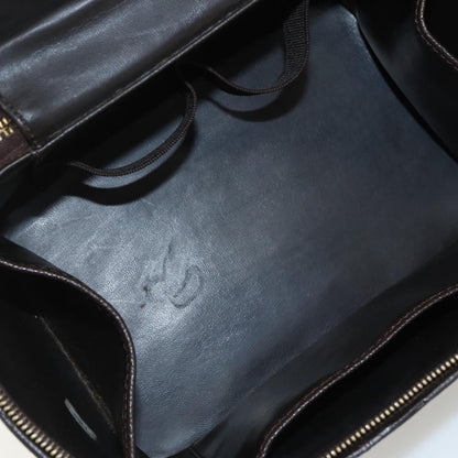 Chanel Vintage Timeless Vanity Case Caviar, BROWN, LEATHER, Handbag