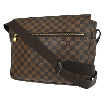 Louis Vuitton Melville Messenger Bag Damier, BROWN, CANVAS, Shoulder bag