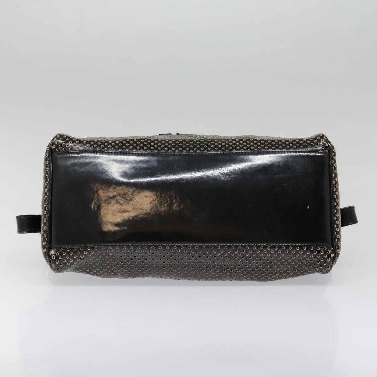 Fendi Bag Du Jour Perforated Leather, BLACK, LEATHER, Handbag
