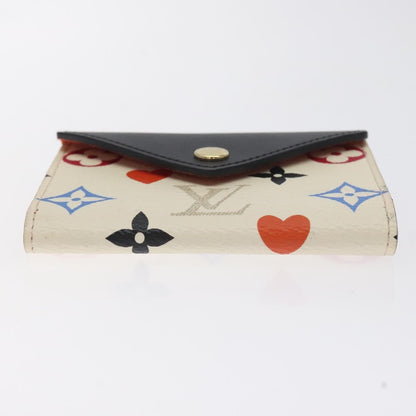 Louis Vuitton Game On Card Holder Monogram Canvas and Epi Leather, WHITE, CANVAS, Card Holders