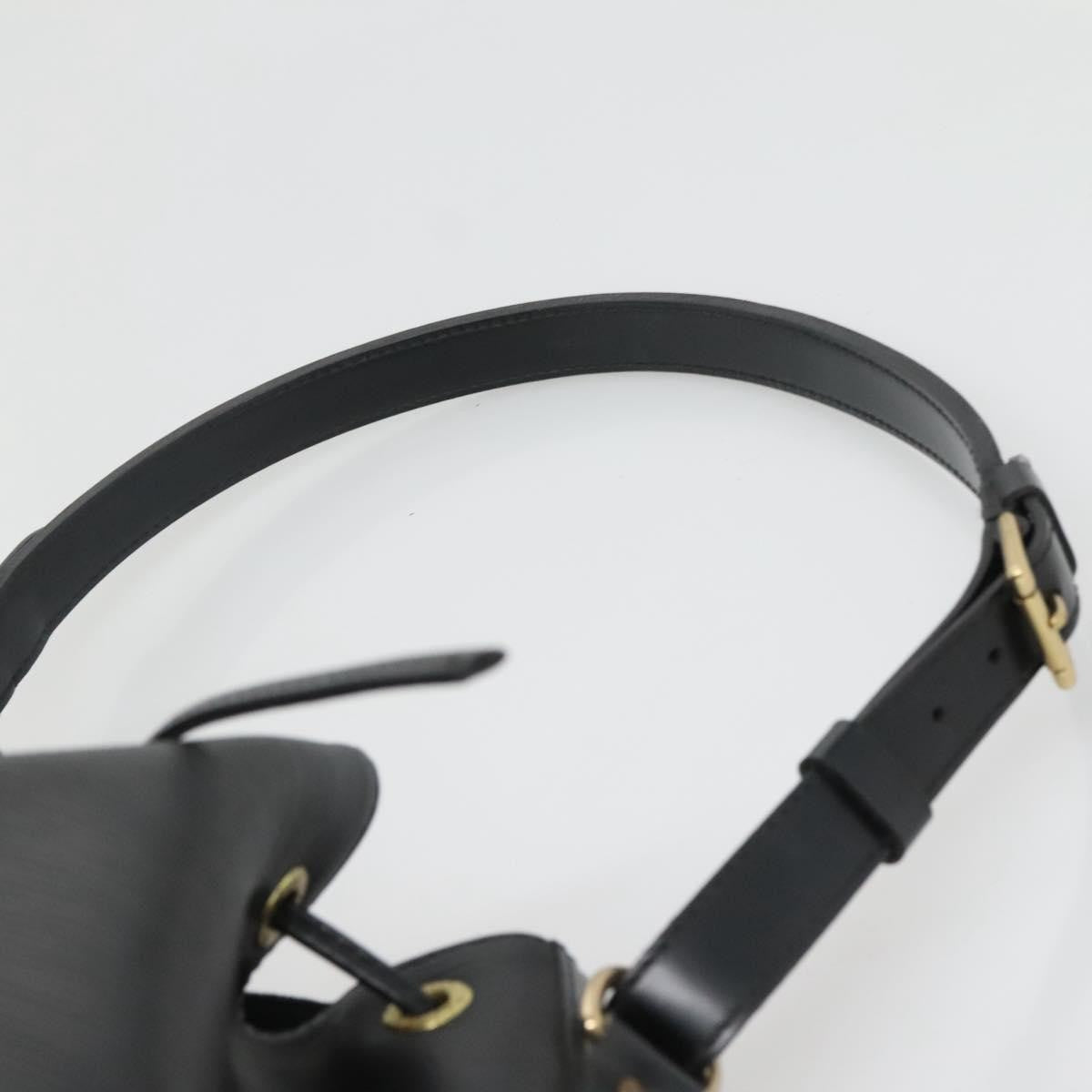 Louis Vuitton Petit Noe Handbag Epi Leather, BLACK, LEATHER, Handbag