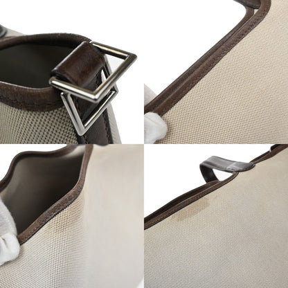 Hermes Picotin Bag Toile and Leather, Beige, Canvas, Bag
