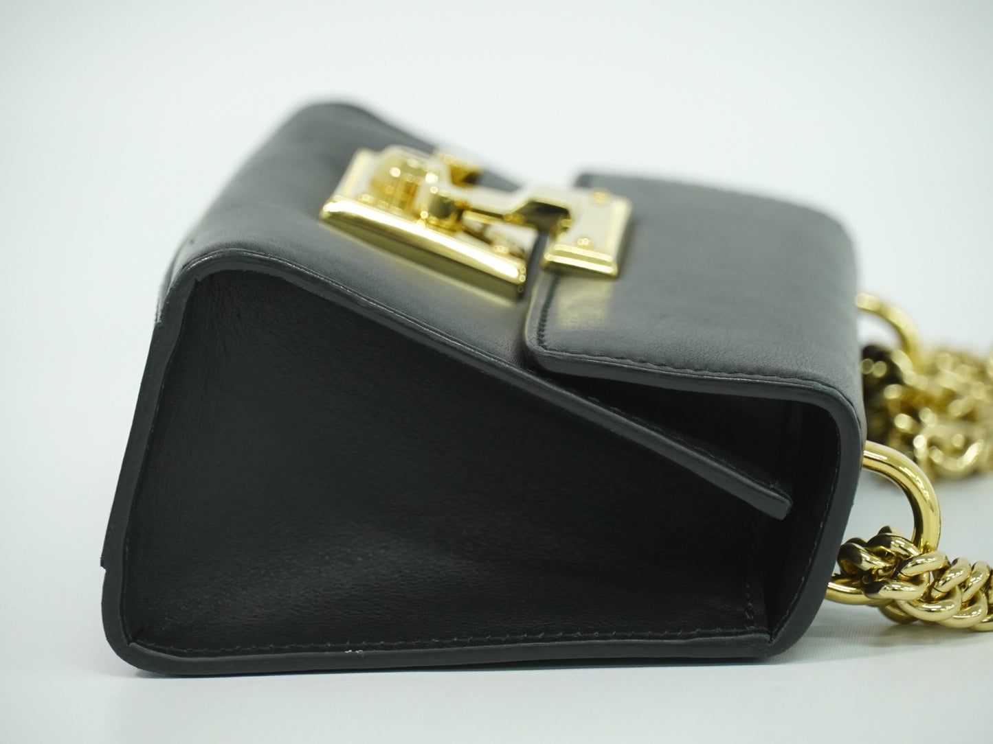 Gucci Padlock Shoulder Bag Leather, BLACK, LEATHER, Shoulder bag