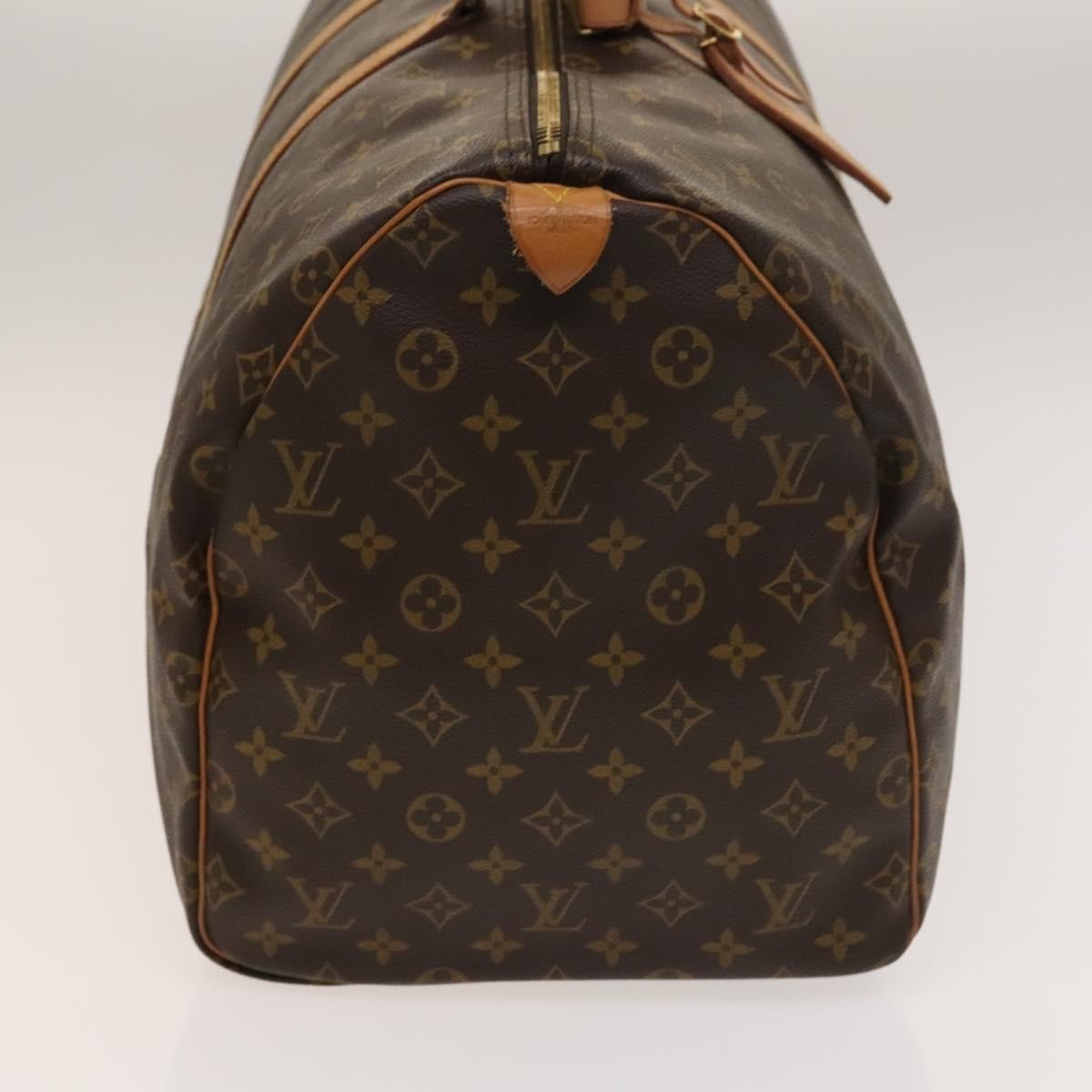 Louis Vuitton Keepall Bag Monogram Canvas, BROWN, CANVAS, Travel bag