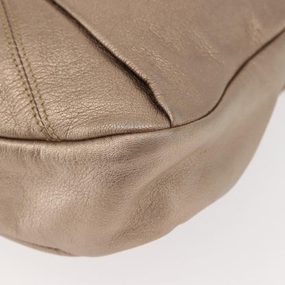 Salvatore Ferragamo Miss Vara Hobo Leather, GOLD, LEATHER, Handbag