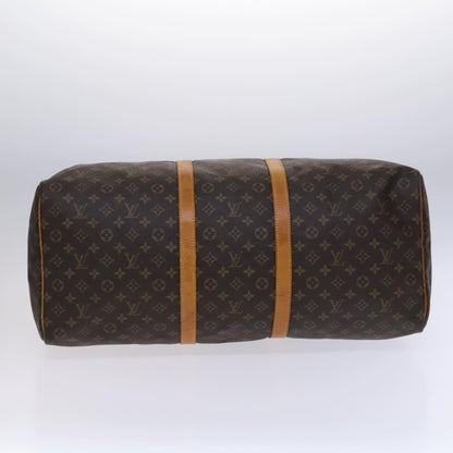 Louis Vuitton Keepall Bag Monogram Canvas, BROWN, CANVAS, Travel bag
