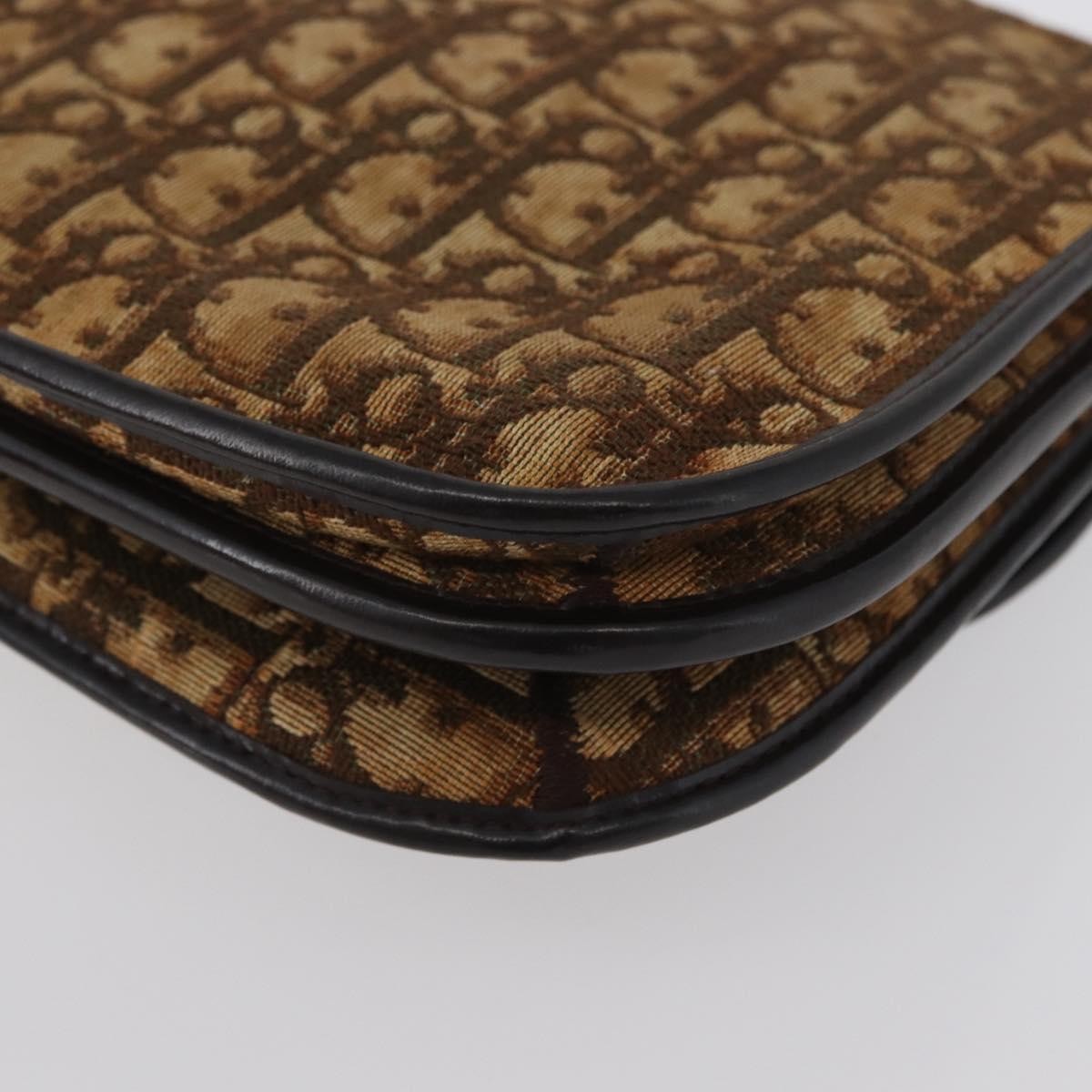 Christian Dior Trotter shoulder bag Canvas, BROWN, CANVAS, Shoulder bag