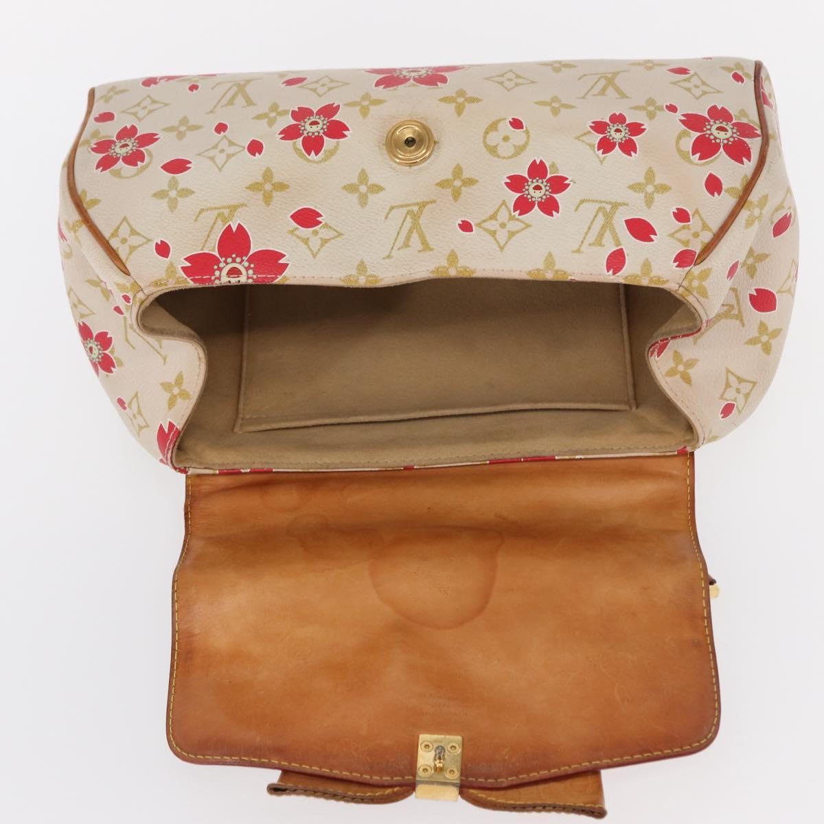 Louis Vuitton Retro Bag Limited Edition Cherry Blossom Monogram, WHITE, CANVAS, Handbag
