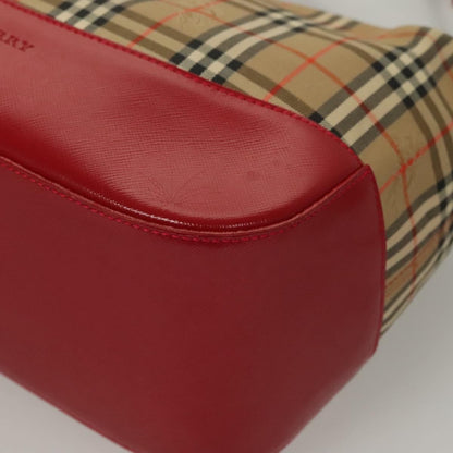 Burberry Nova Check Handbag Nova Check Canvas and leather, BEIGE, CANVAS, Handbag