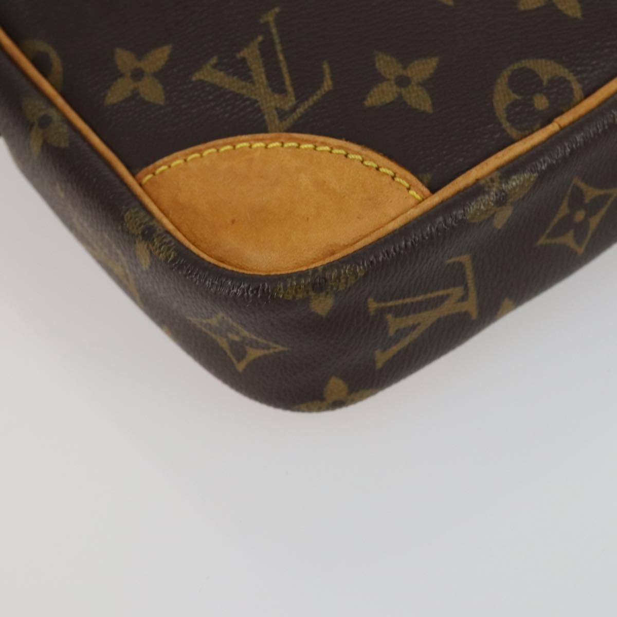 Louis Vuitton Danube Handbag Monogram Canvas, BROWN, CANVAS, Shoulder bag