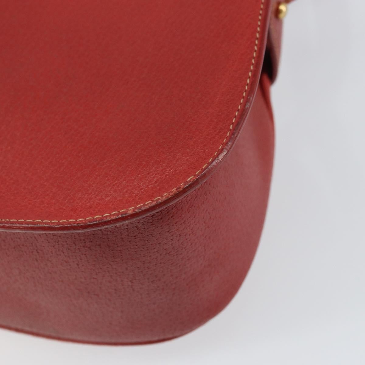 Gucci Vintage Shoulder Bag Leather, RED, LEATHER, Shoulder bag