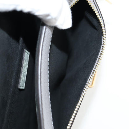 Louis Vuitton Trapeze Handbag Calfskin and Taiga Leather, GRAY, LEATHER, Shoulder bag