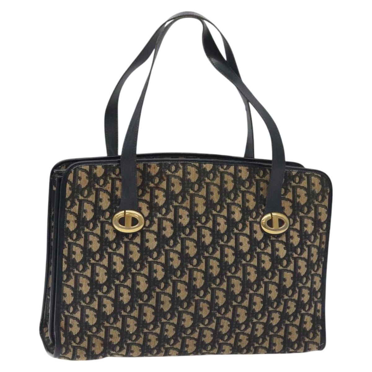 Christian Dior Trotter shoulder bag Canvas, NAVY, CANVAS, Shoulder bag