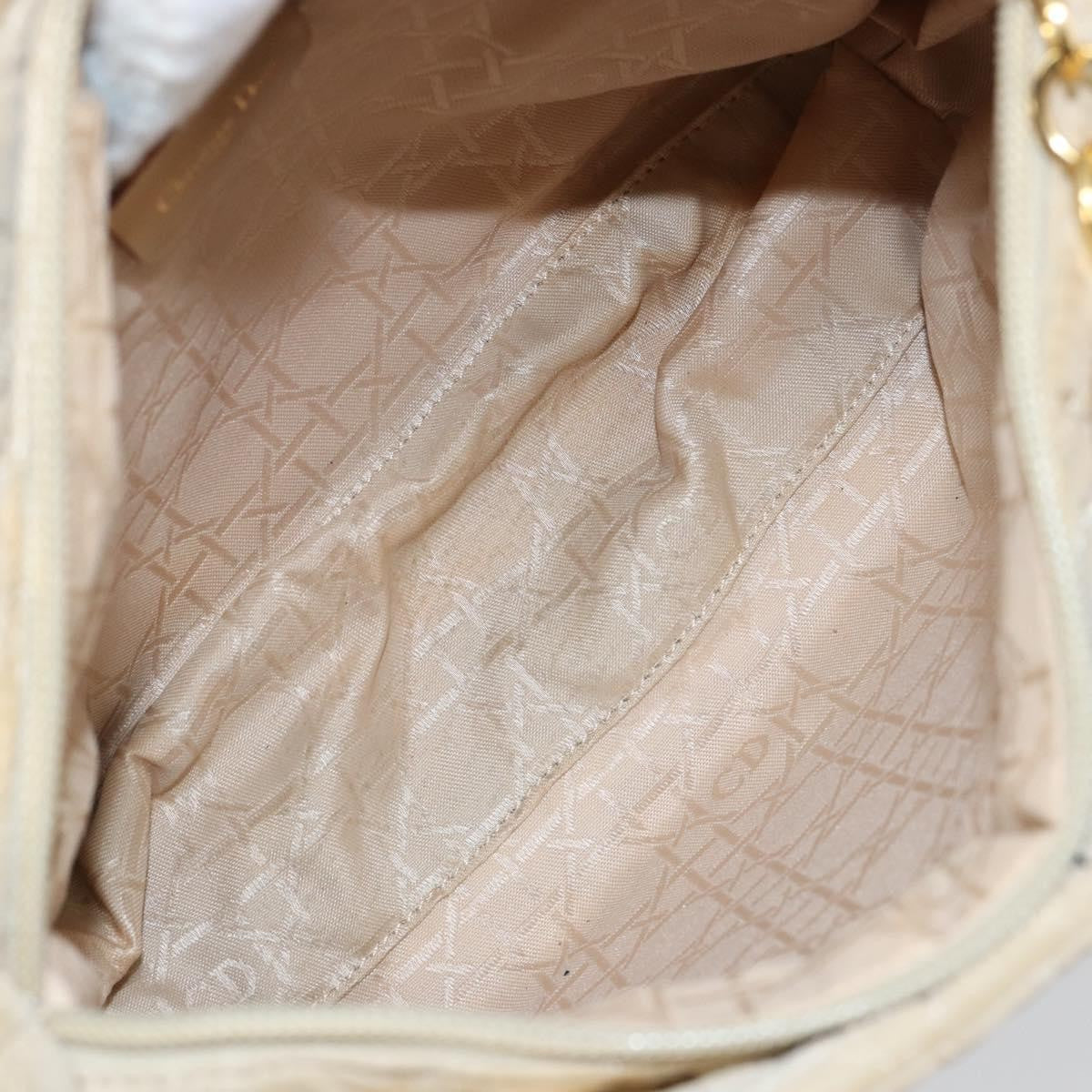 Christian Dior Lady Dior Bag Nylon, BEIGE, NYLON, Handbag