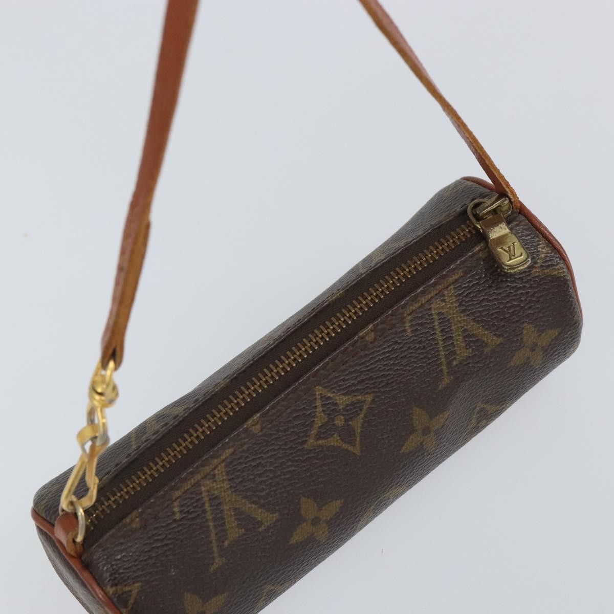 Louis Vuitton Papillon Handbag Monogram Canvas, BROWN, CANVAS, Handbag