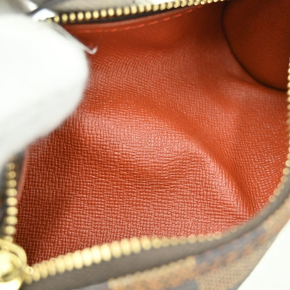 Louis Vuitton Papillon Pochette Damier, BROWN, CANVAS, Clutche & pouche