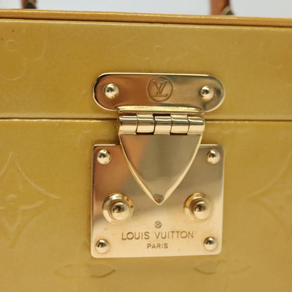 Louis Vuitton Bleecker Box Bag Monogram Vernis, BEIGE, PATENT_LEATHER, Clutche & pouche