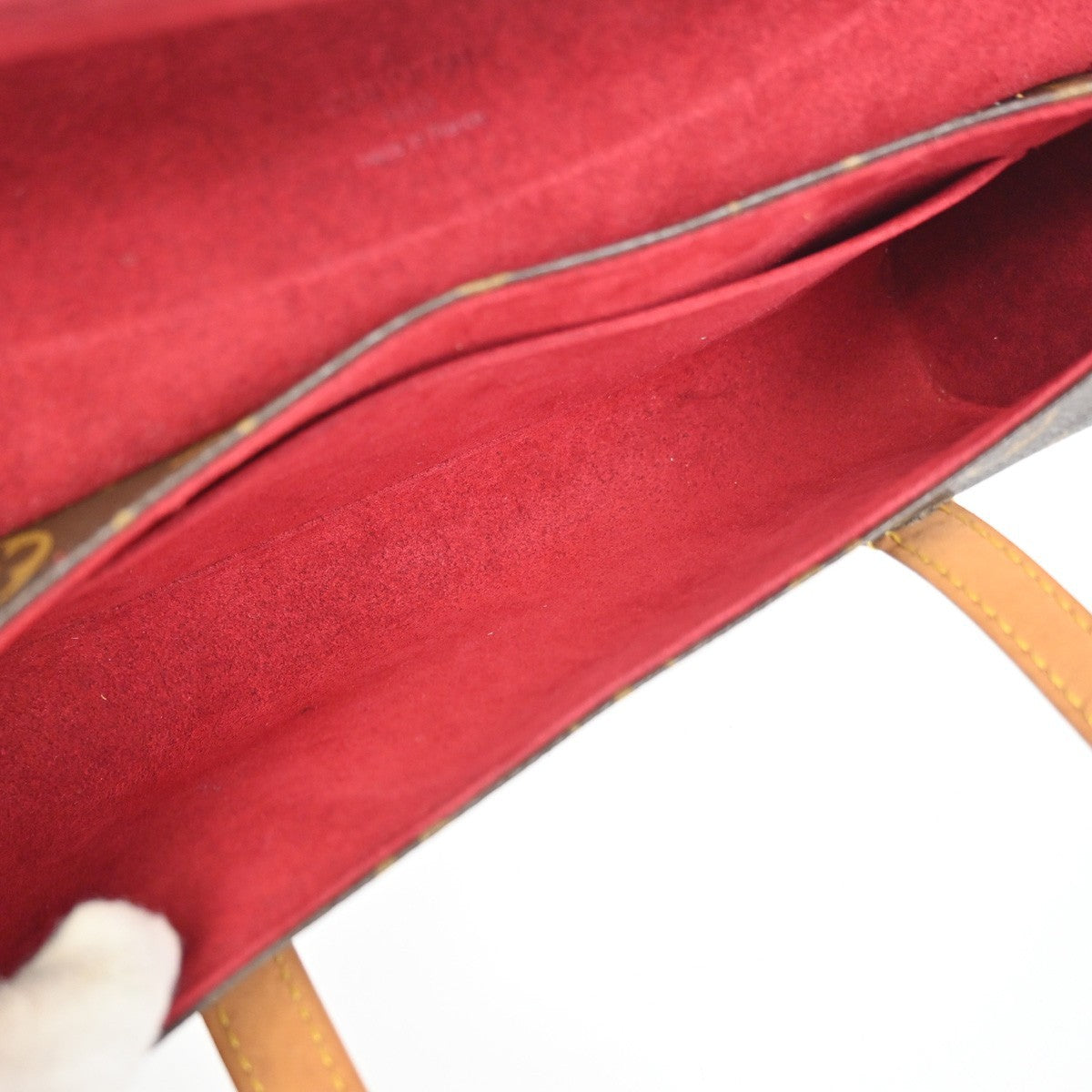 Louis Vuitton Sonatine Handbag Monogram Canvas, Brown, Canvas, Handbag