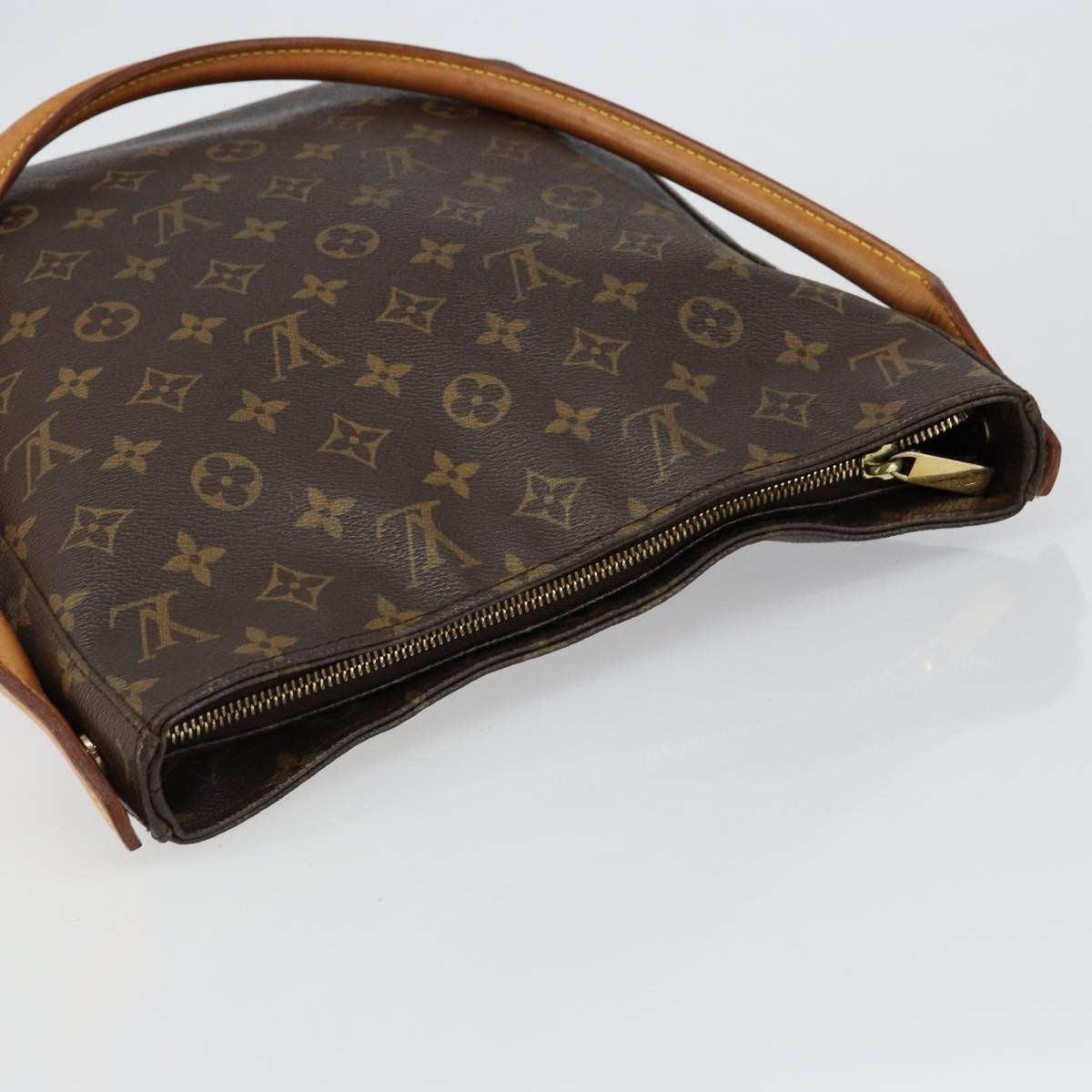 Louis Vuitton Looping Handbag Monogram Canvas, BROWN, CANVAS, Shoulder bag