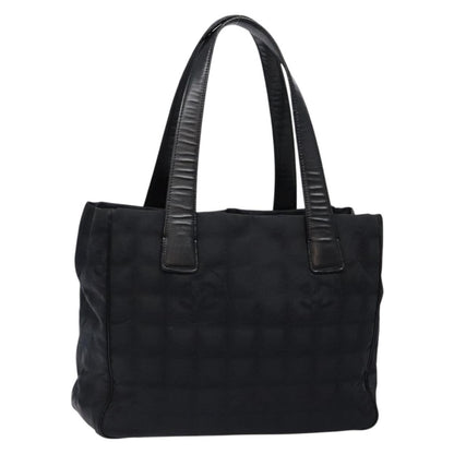 Chanel Travel Line Tote Nylon, BLACK, NYLON, Travel bag