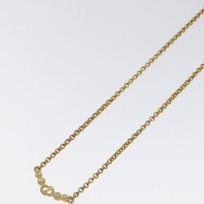 Christian Dior CD Pendant Necklace Gold-plated, GOLD, METAL, Necklace