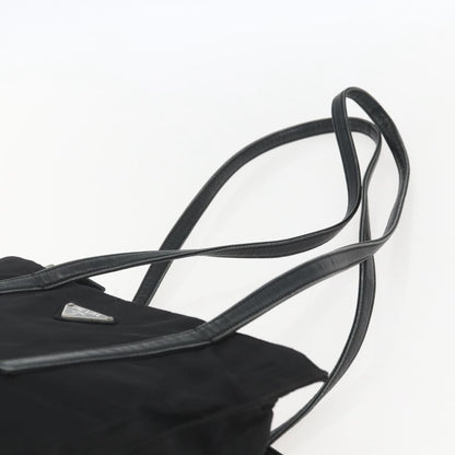 Prada Vintage Shoulder Bag Tessuto, BLACK, NYLON, Shoulder bag