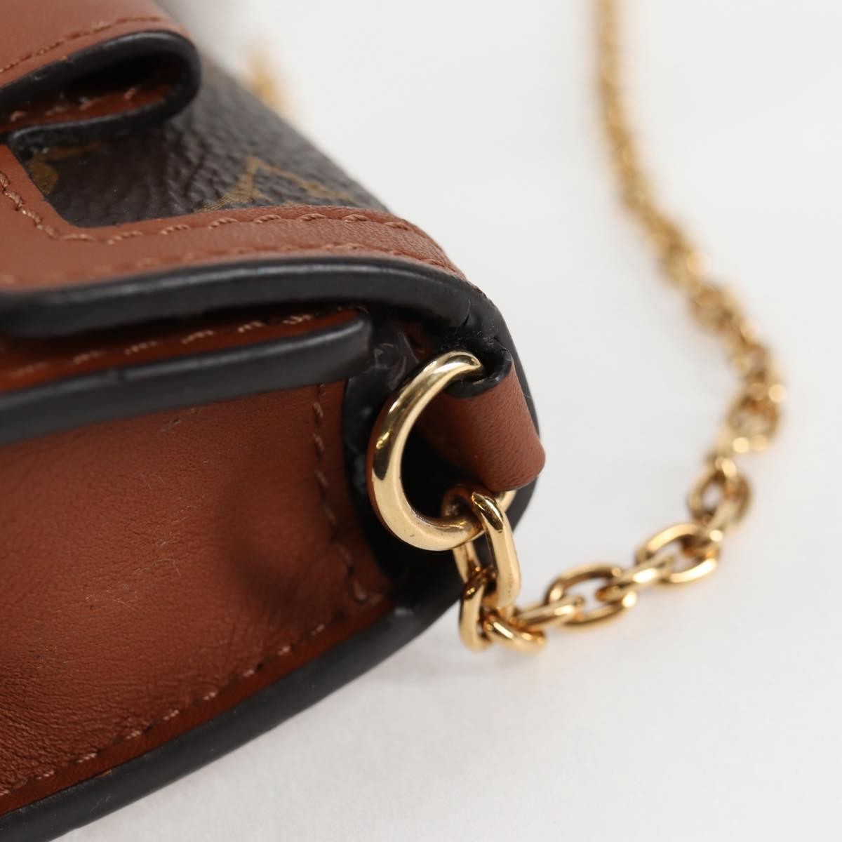 Louis Vuitton Dauphine Shoulder Bag Reverse Monogram Canvas, Brown, Canvas, Clutch