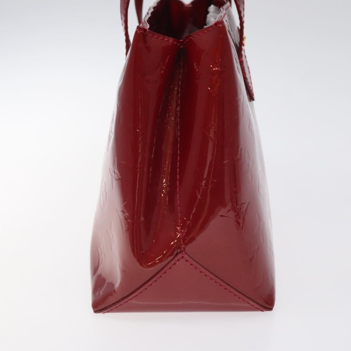 Louis Vuitton Wilshire Handbag Monogram Vernis, RED, PATENT_LEATHER, Handbag