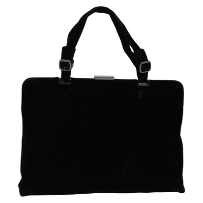 Prada Vintage Handbag Tessuto, BLACK, VELVET, Handbag