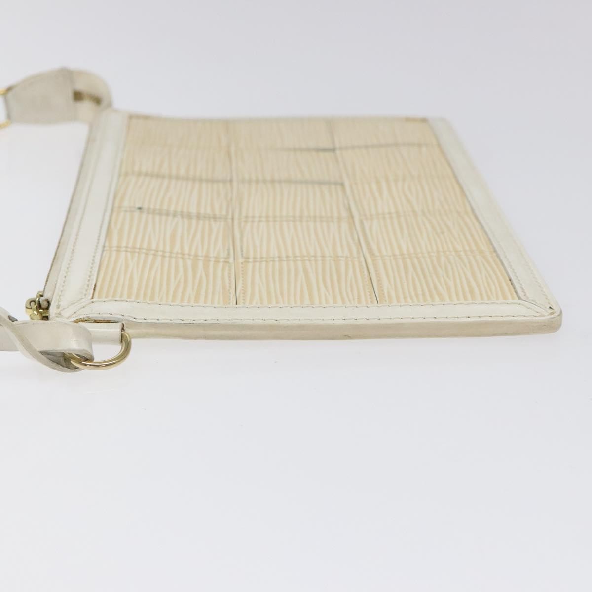 Louis Vuitton Delmonico Pochette Stretch Epi Leather, Beige, Leather, Clutch