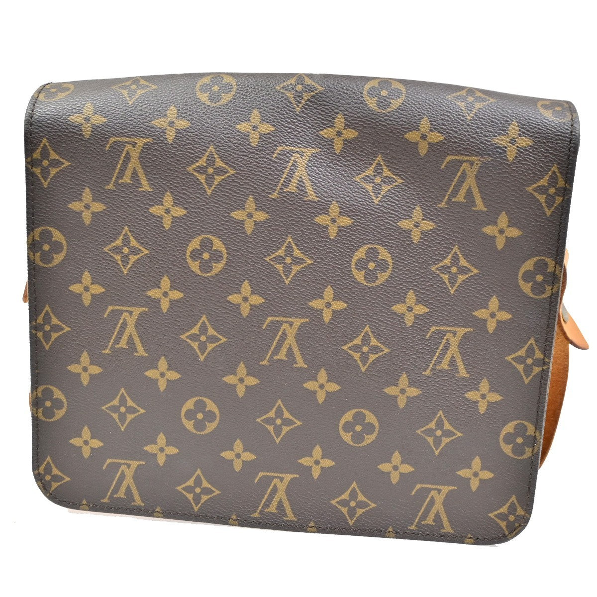 Louis Vuitton Cartouchiere Handbag Monogram Canvas, BROWN, CANVAS, Shoulder bag