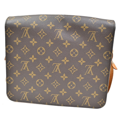 Louis Vuitton Cartouchiere Handbag Monogram Canvas, BROWN, CANVAS, Shoulder bag