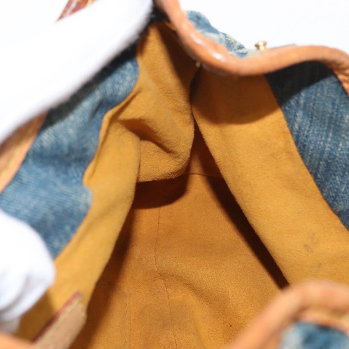 Louis Vuitton Pleaty Handbag Denim, BLUE, DENIM_JEANS, Handbag