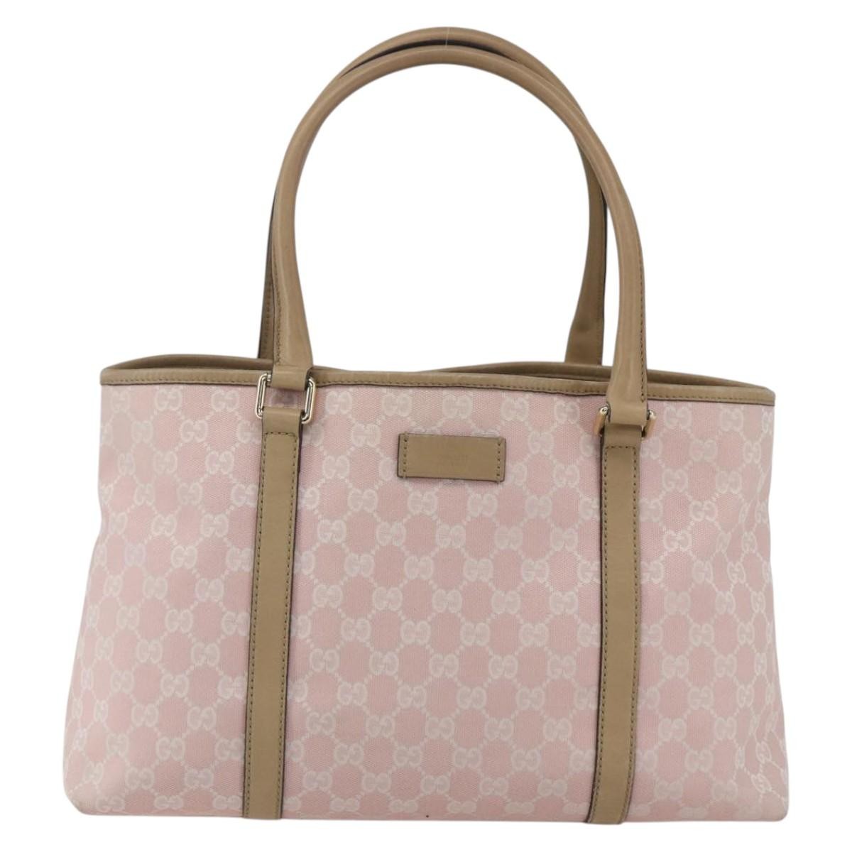 Gucci Joy Tote GG Canvas, PINK, CANVAS, Tote bag