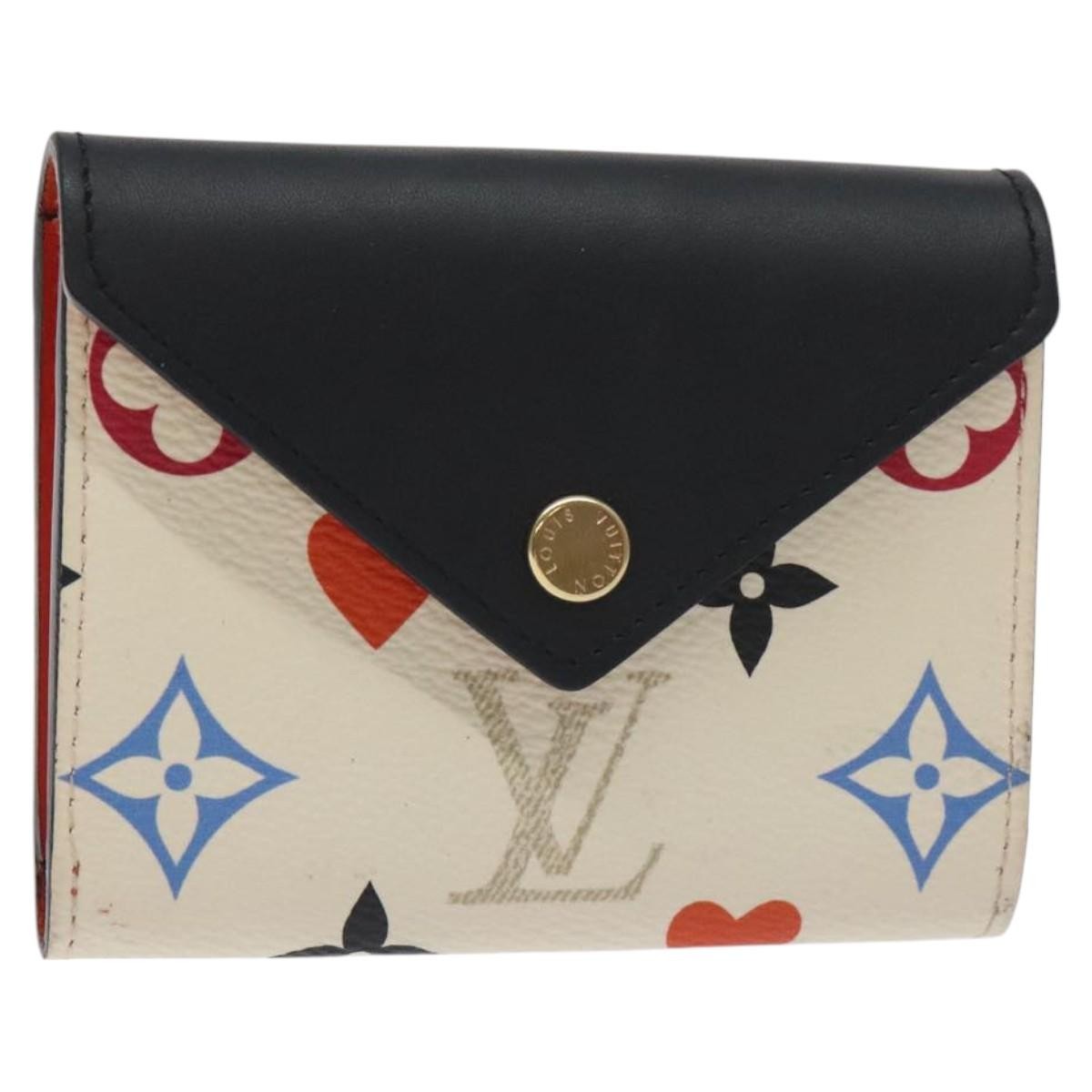 Louis Vuitton Game On Card Holder Monogram Canvas and Epi Leather, WHITE, CANVAS, Card Holders