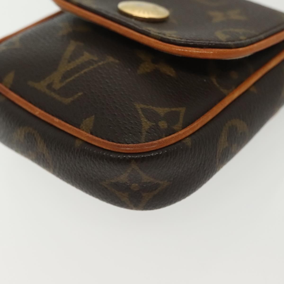 Louis Vuitton Cancun Pochette Monogram Canvas, BROWN, CANVAS, Shoulder bag
