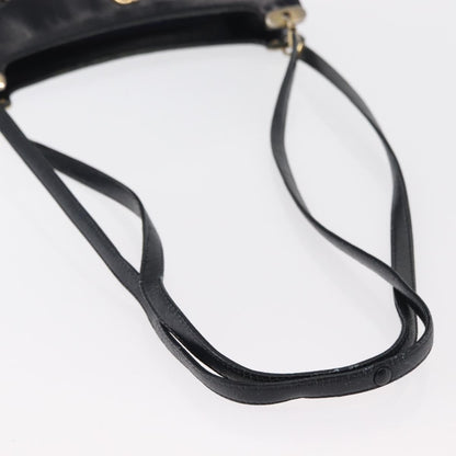 Christian Dior Vintage Trotter Shoulder Bag Canvas, NAVY, CANVAS, Shoulder bag