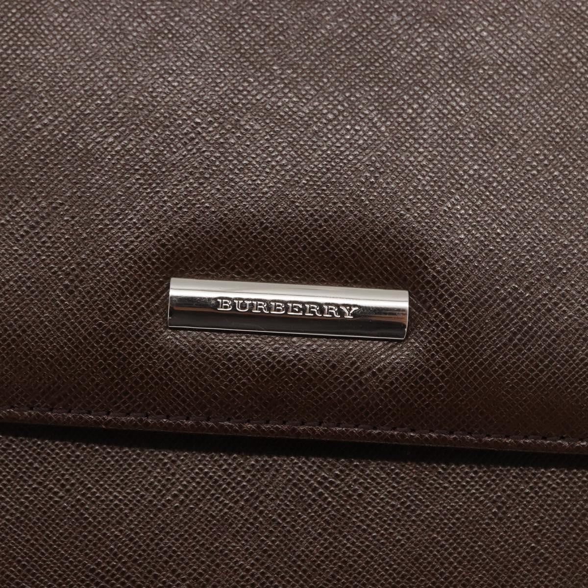 Burberry Vintage Handbag Leather, BROWN, LEATHER, Handbag
