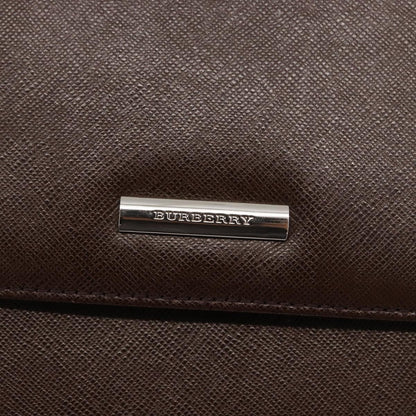 Burberry Vintage Handbag Leather, BROWN, LEATHER, Handbag