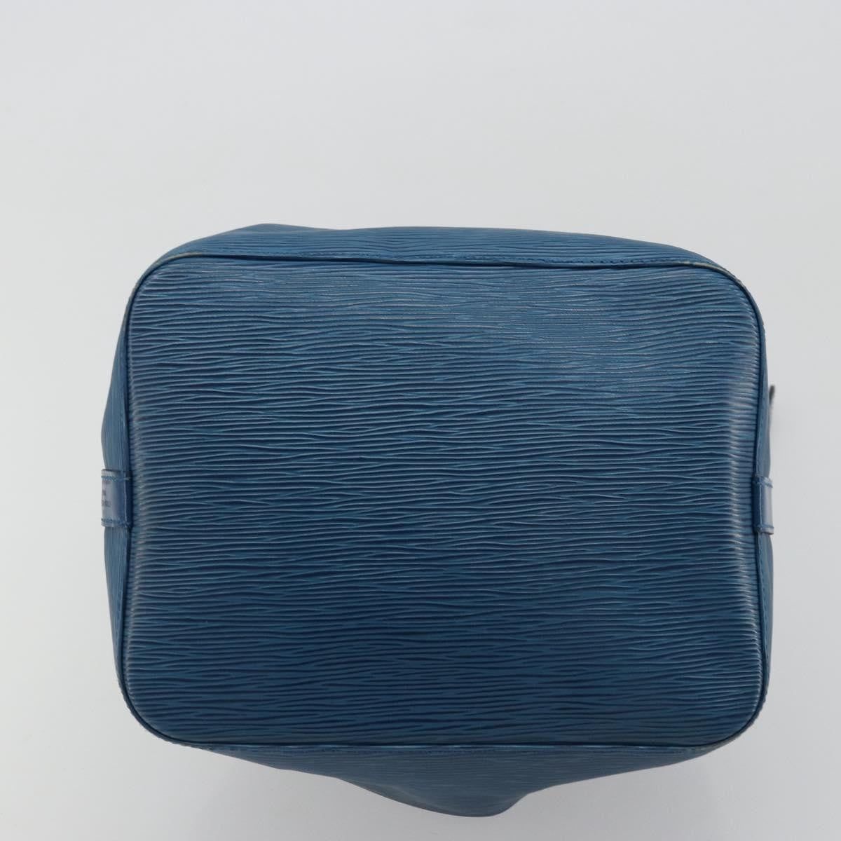 Louis Vuitton Petit Noe Handbag Epi Leather, Blue, Leather, Shoulder Bag