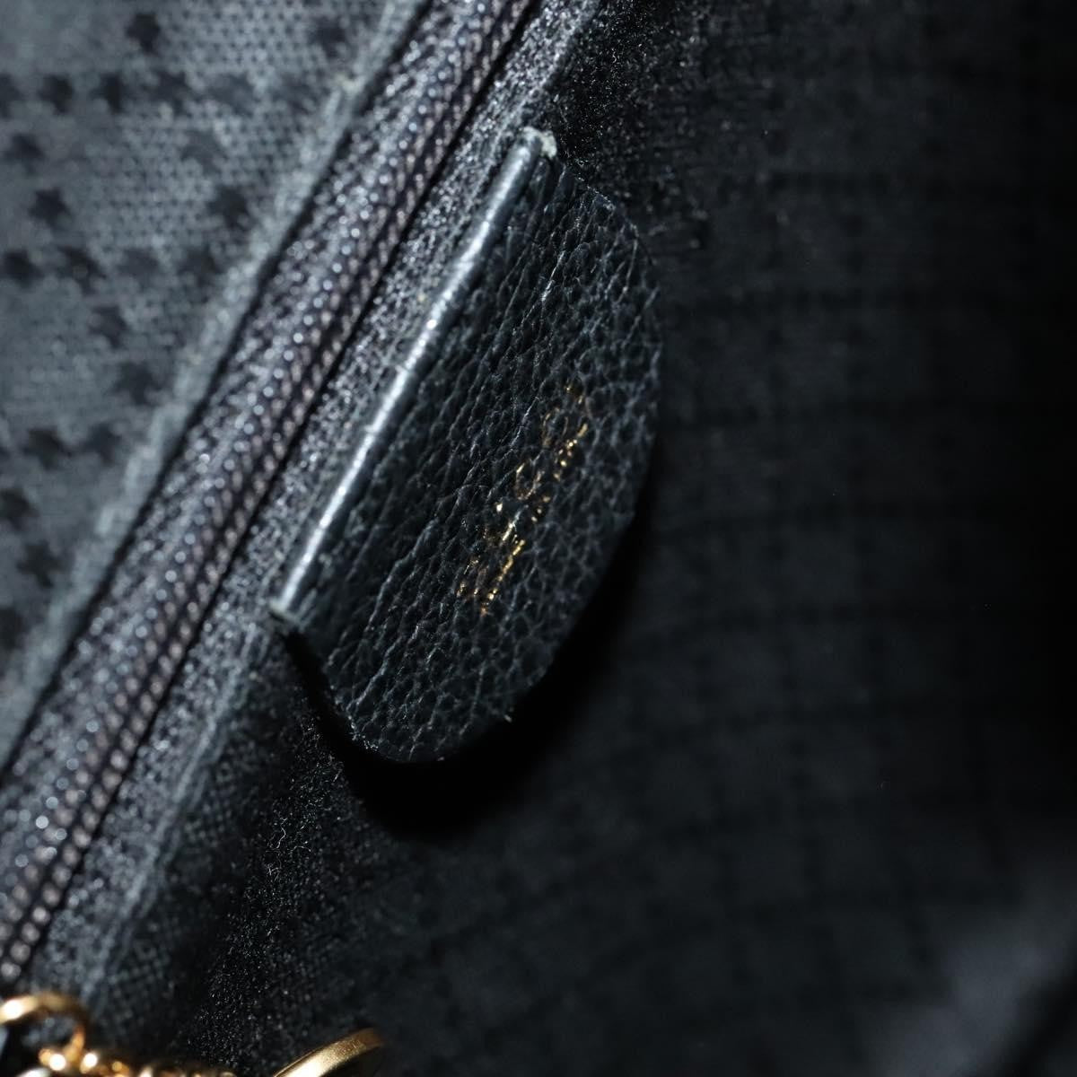Gucci Gucci bamboo backpack daim, Black, Suede, Backpack