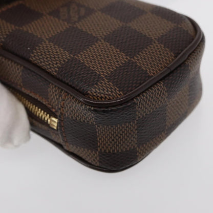 Louis Vuitton Etui Okapi Camera Case Damier, BROWN, CANVAS, Clutche & pouche