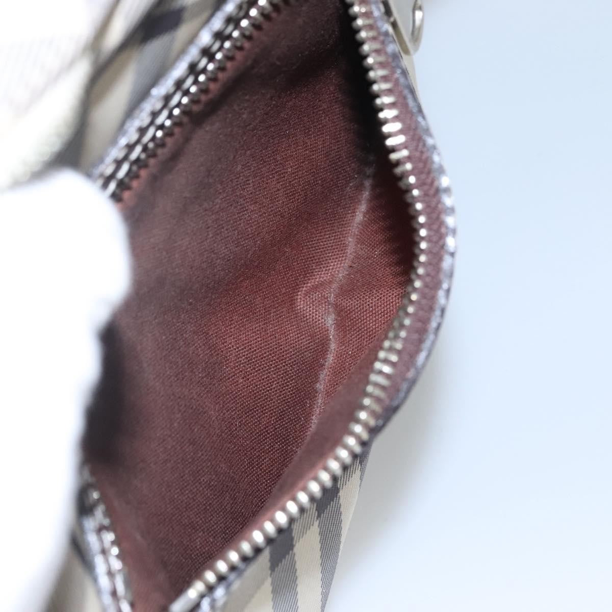 Burberry Nova Check Blue Label Nylon, BEIGE, NYLON, Shoulder bag