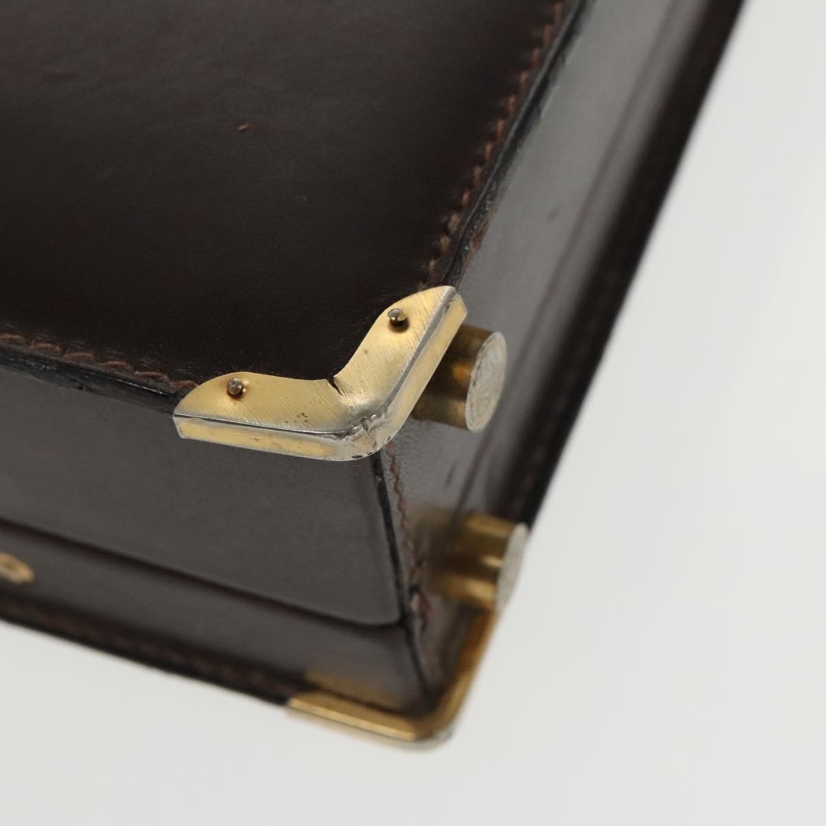 Loewe Anagram Business Leather, BROWN, LEATHER, Briefcase