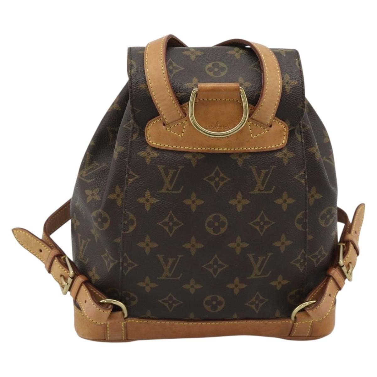 Louis Vuitton Vintage Montsouris Backpack Monogram Canvas, Brown, Canvas, Backpack