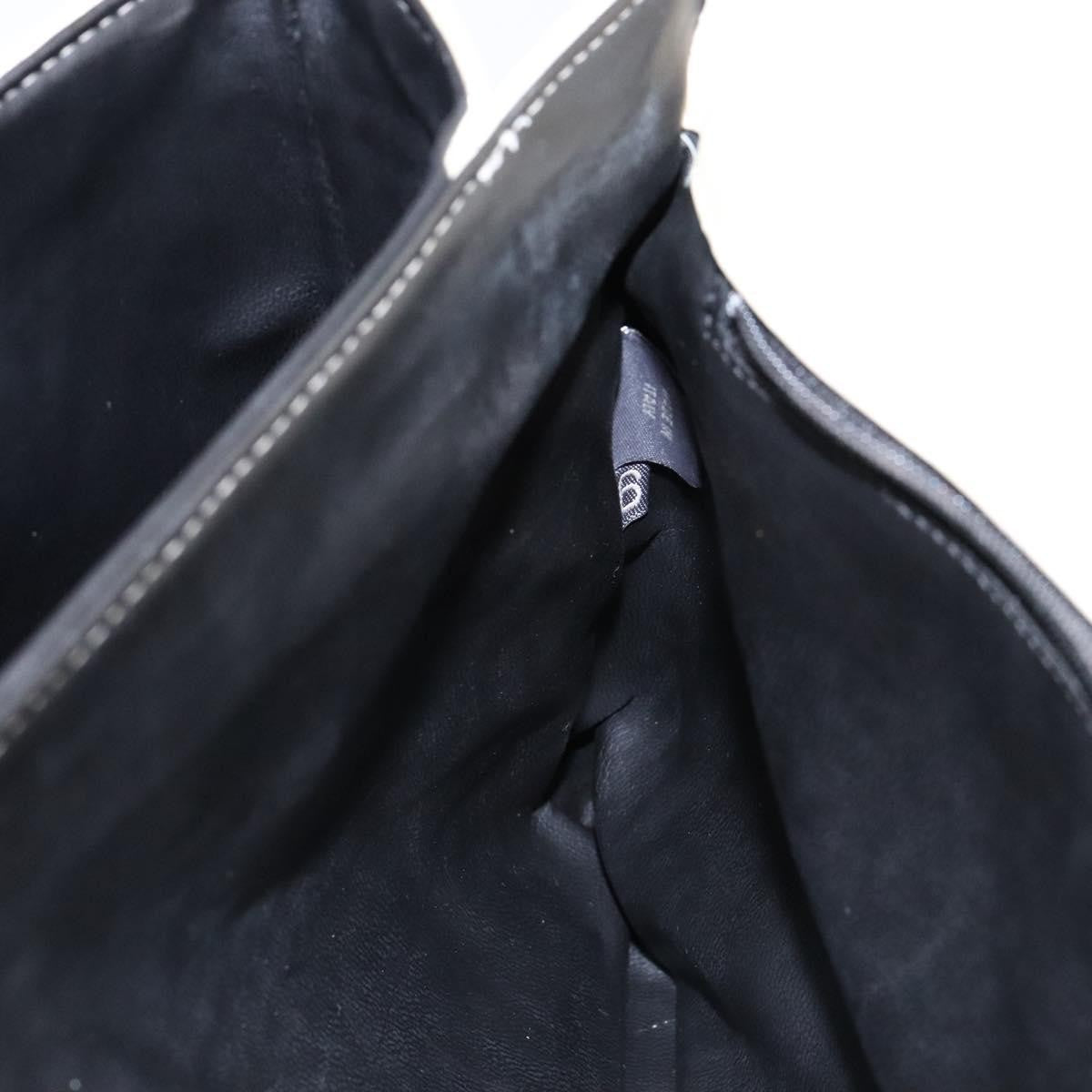 Bally Vintage Flap Handbag Quilted Leather, Ecru, Leather, Handbag
