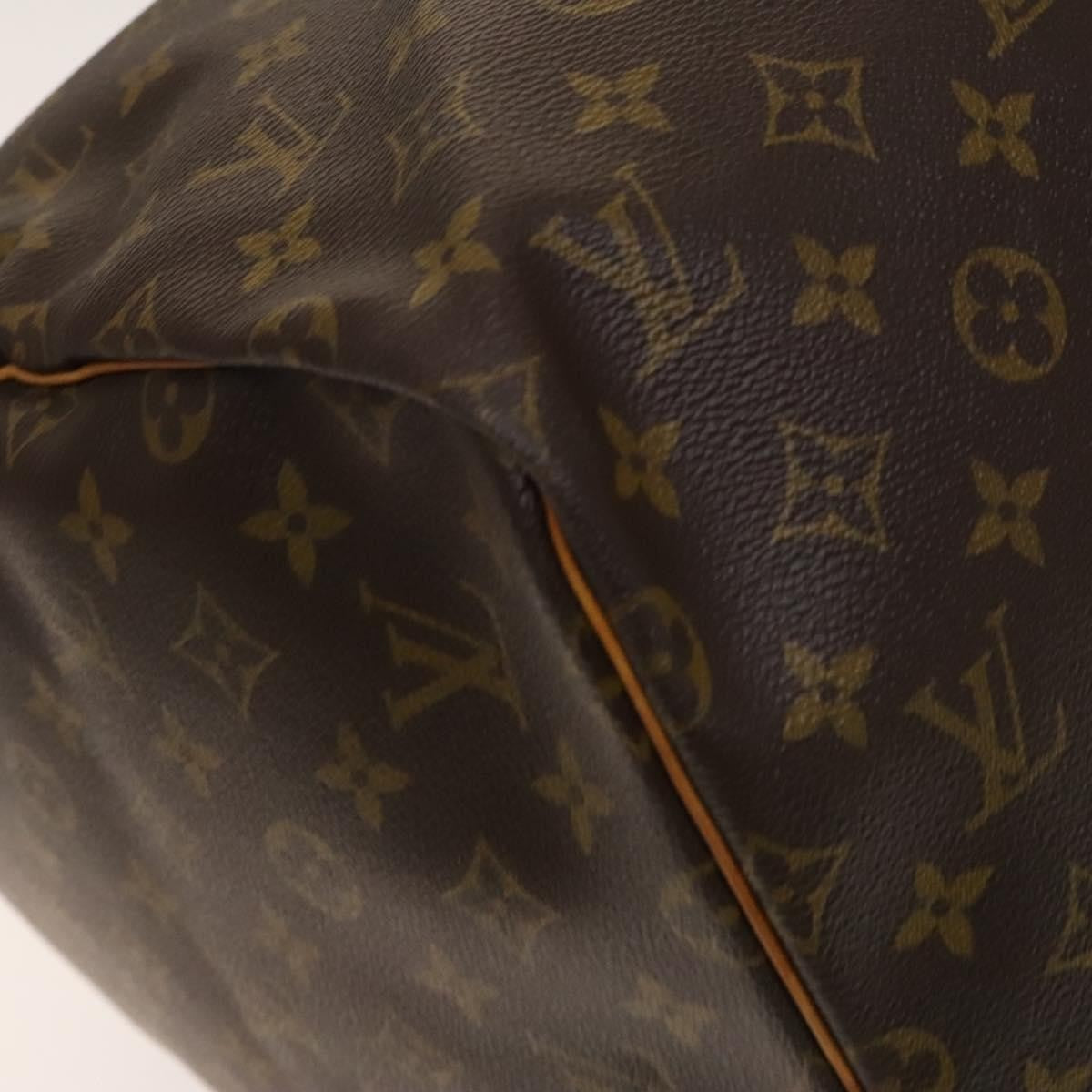 Louis Vuitton Keepall Bag Monogram Canvas, BROWN, CANVAS, Travel bag