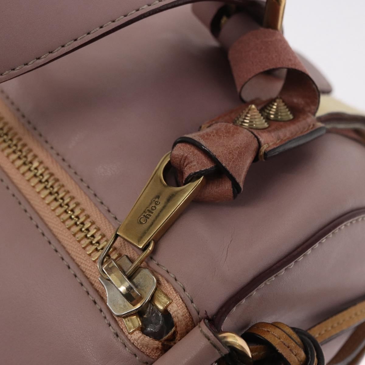 Chloe Vintage handbag Leather, PINK, LEATHER, Handbag